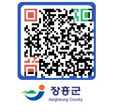 장흥군청 QRCODE - 공지사항 페이지 바로가기 (http://www.jangheung.go.kr/www/y1110a@)