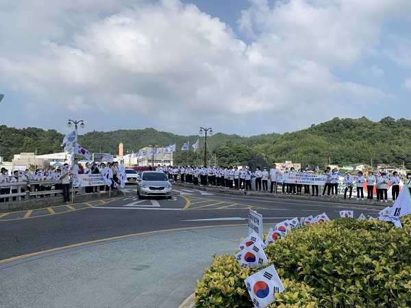 태극기 달기 캠페인 활동사진 2