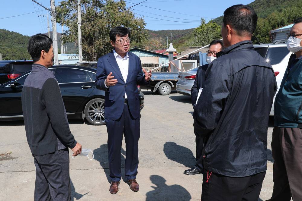 분토소하천 재해복구사업 현장 방문(2)